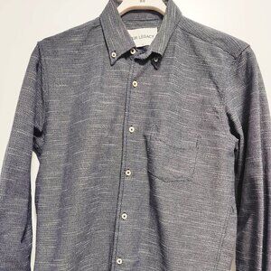 Our Legacy Men's Size 48 Medium M Gray Button long Sleeve Shirt